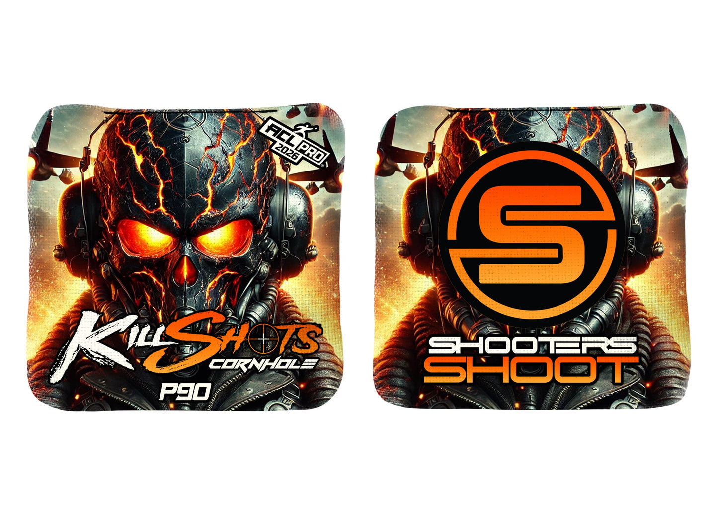 Killshots Cornhole | P90 Series | 2026 ACL PRO | Cornhole Bags | Limited Edition Designs
