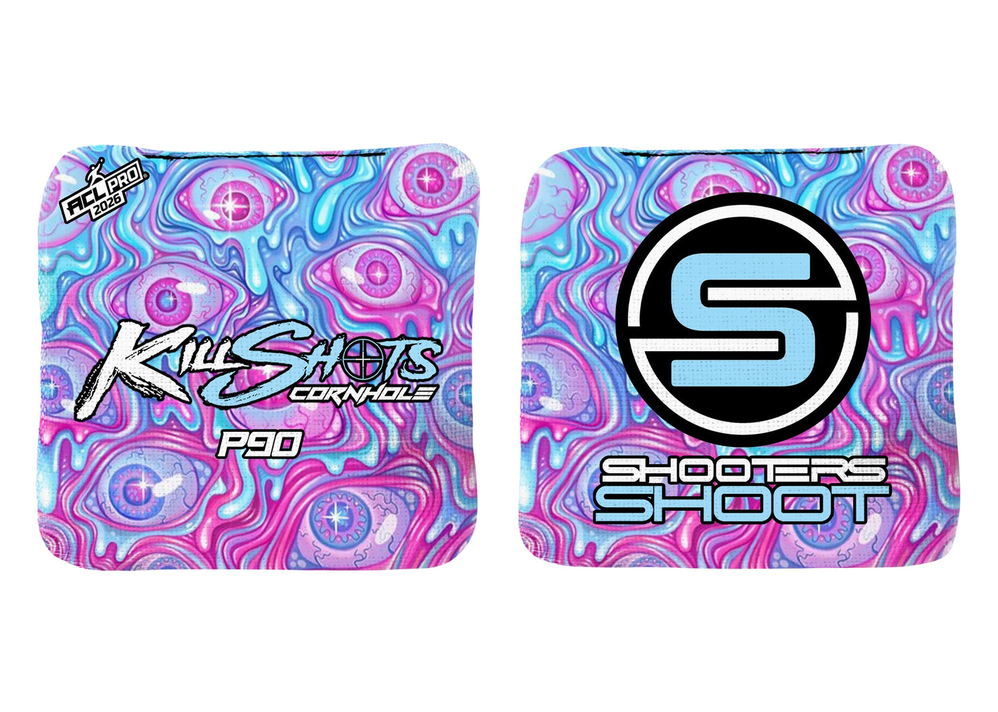 Killshots Cornhole | P90 Series | 2026 ACL PRO | Cornhole Bags | Limited Edition Designs