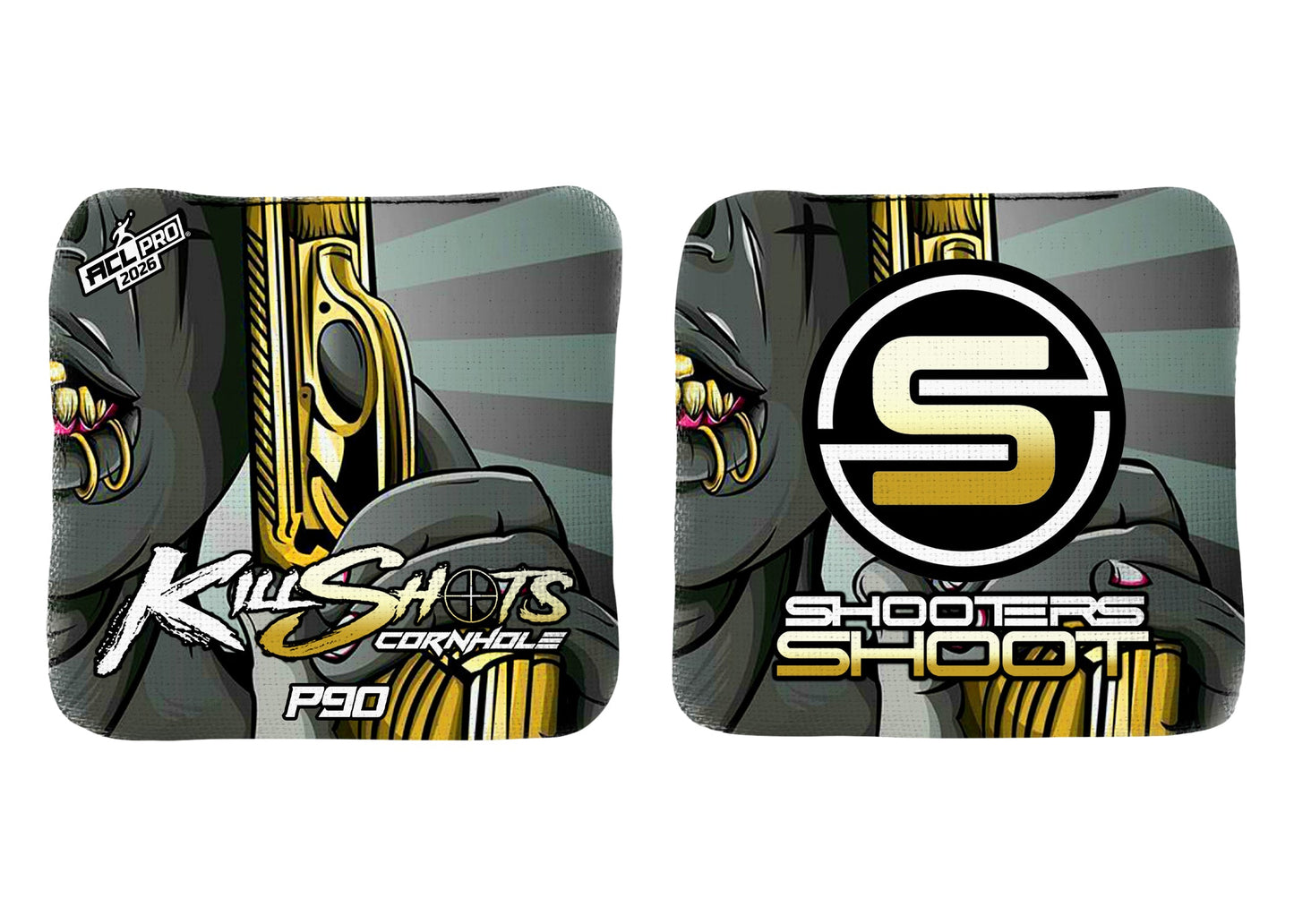 Killshots Cornhole | P90 Series | 2026 ACL PRO | Cornhole Bags | Limited Edition Designs