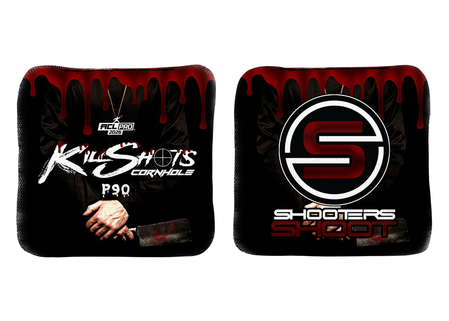 Killshots Cornhole | P90 Series | 2026 ACL PRO | Cornhole Bags | Limited Edition Designs