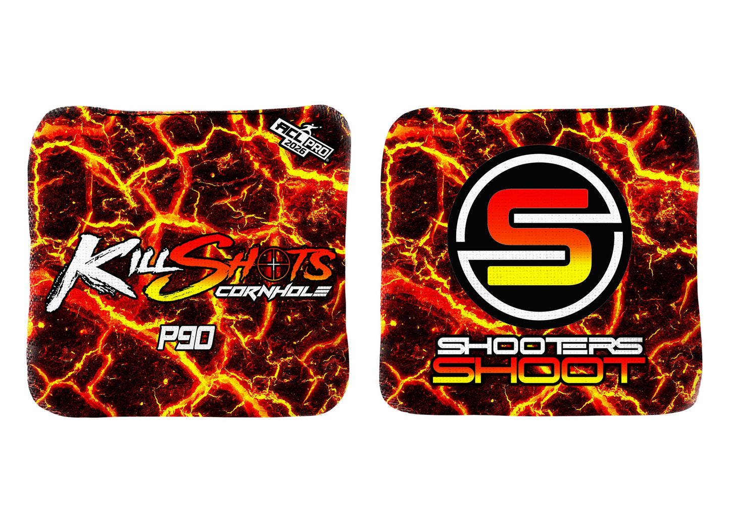 Killshots Cornhole | P90 Series | 2026 ACL PRO | Cornhole Bags | Limited Edition Designs