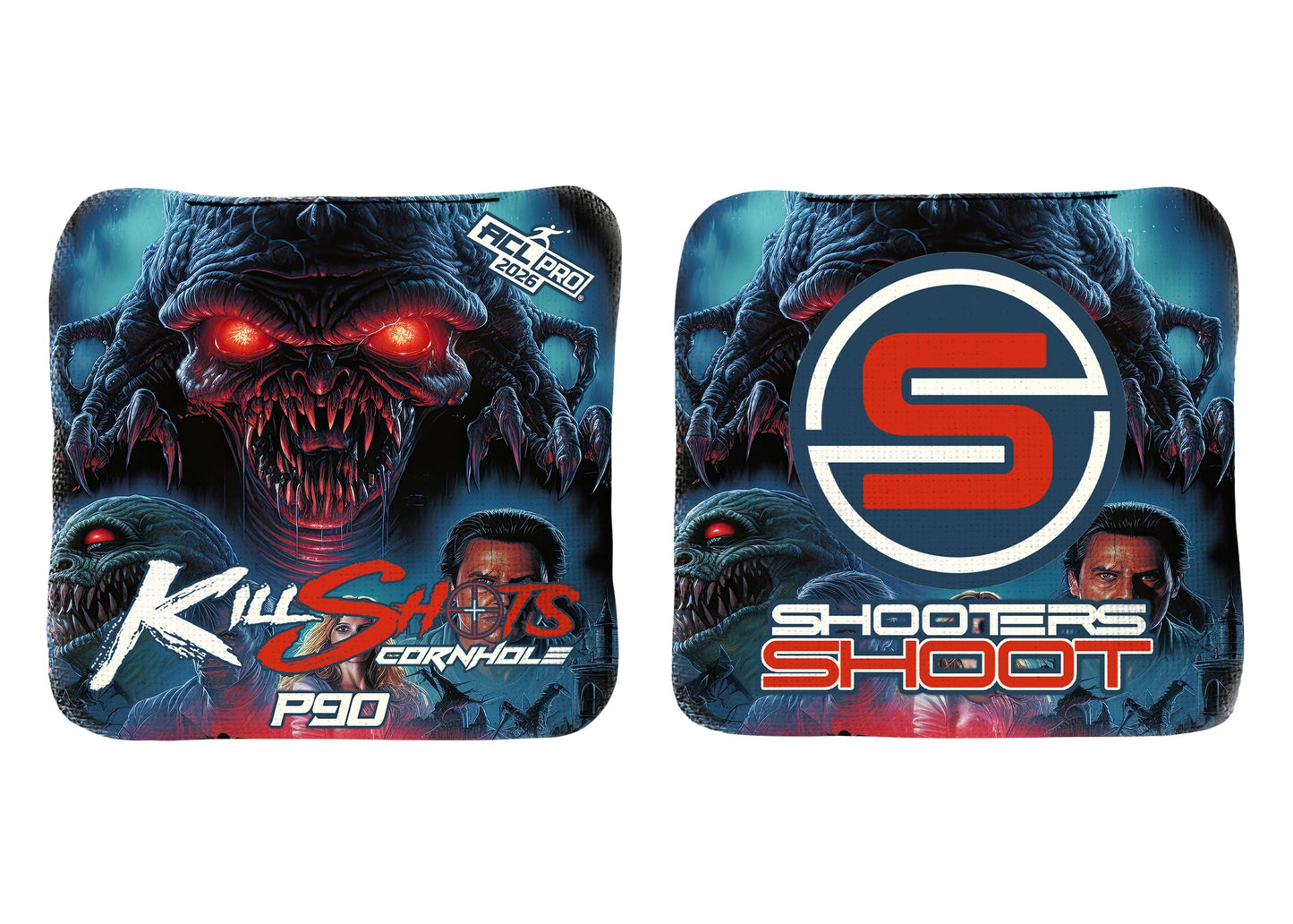 Killshots Cornhole | P90 Series | 2026 ACL PRO | Cornhole Bags | Limited Edition Designs