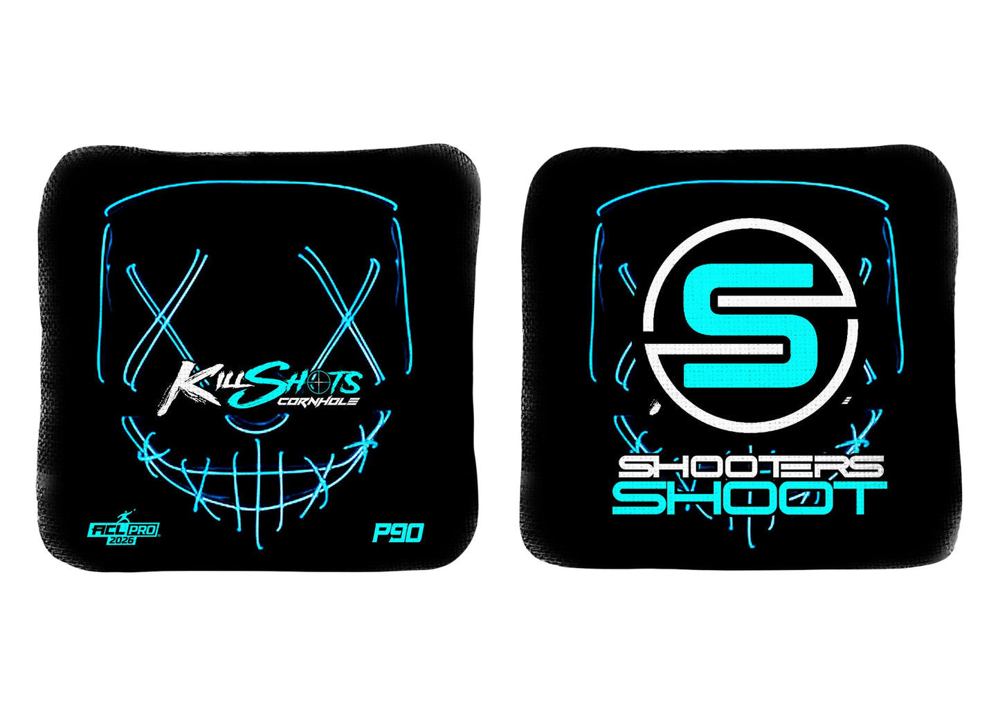 Killshots Cornhole | P90 Series | 2026 ACL PRO | Cornhole Bags | Limited Edition Designs