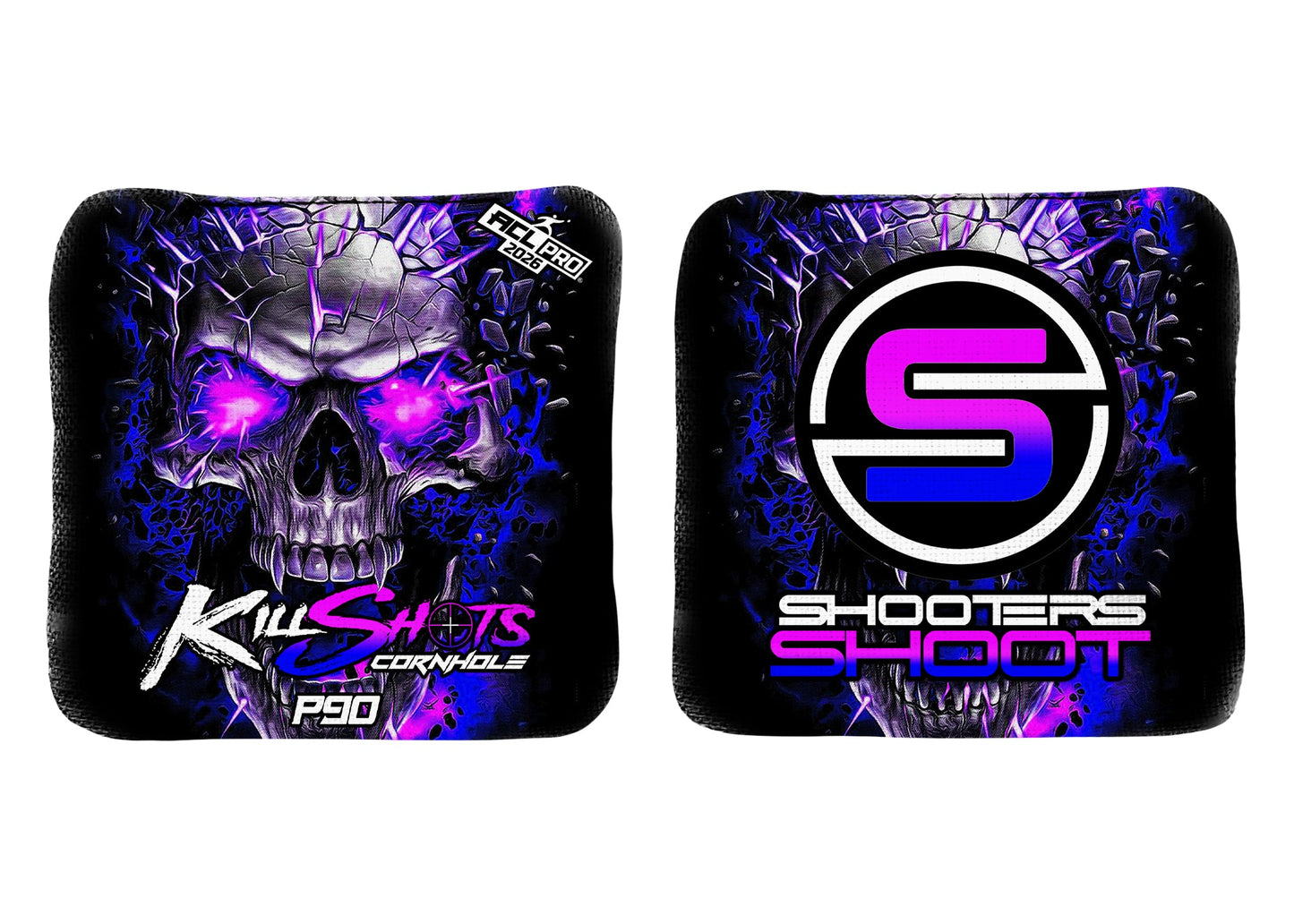 Killshots Cornhole | P90 Series | 2026 ACL PRO | Cornhole Bags | Limited Edition Designs