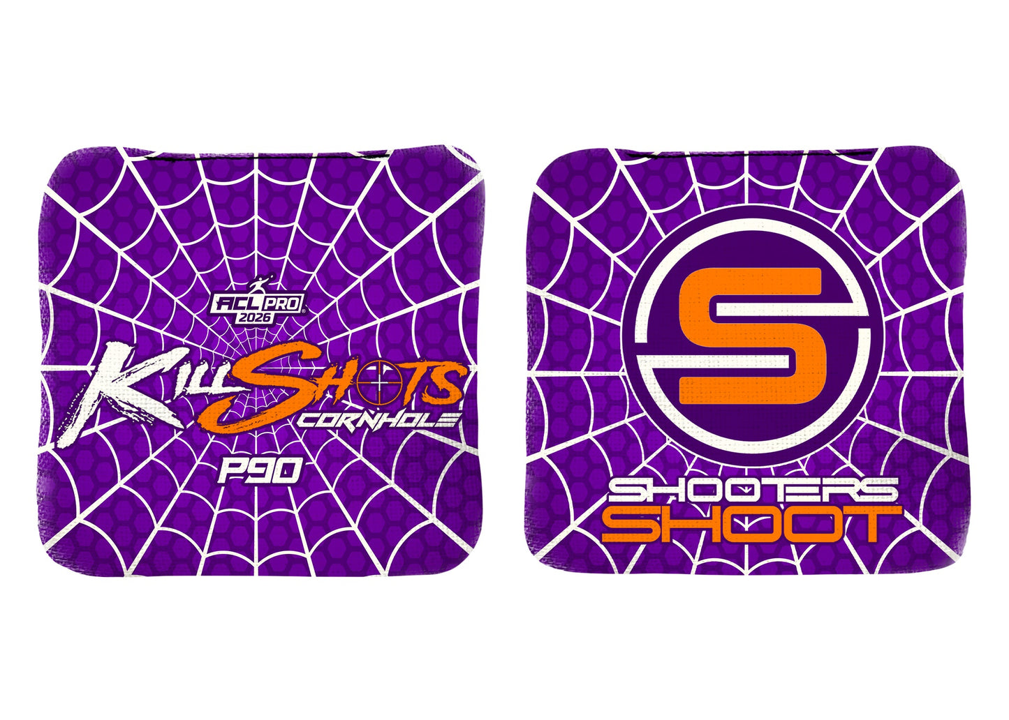 Killshots Cornhole | P90 Series | 2026 ACL PRO | Cornhole Bags | Limited Edition Designs