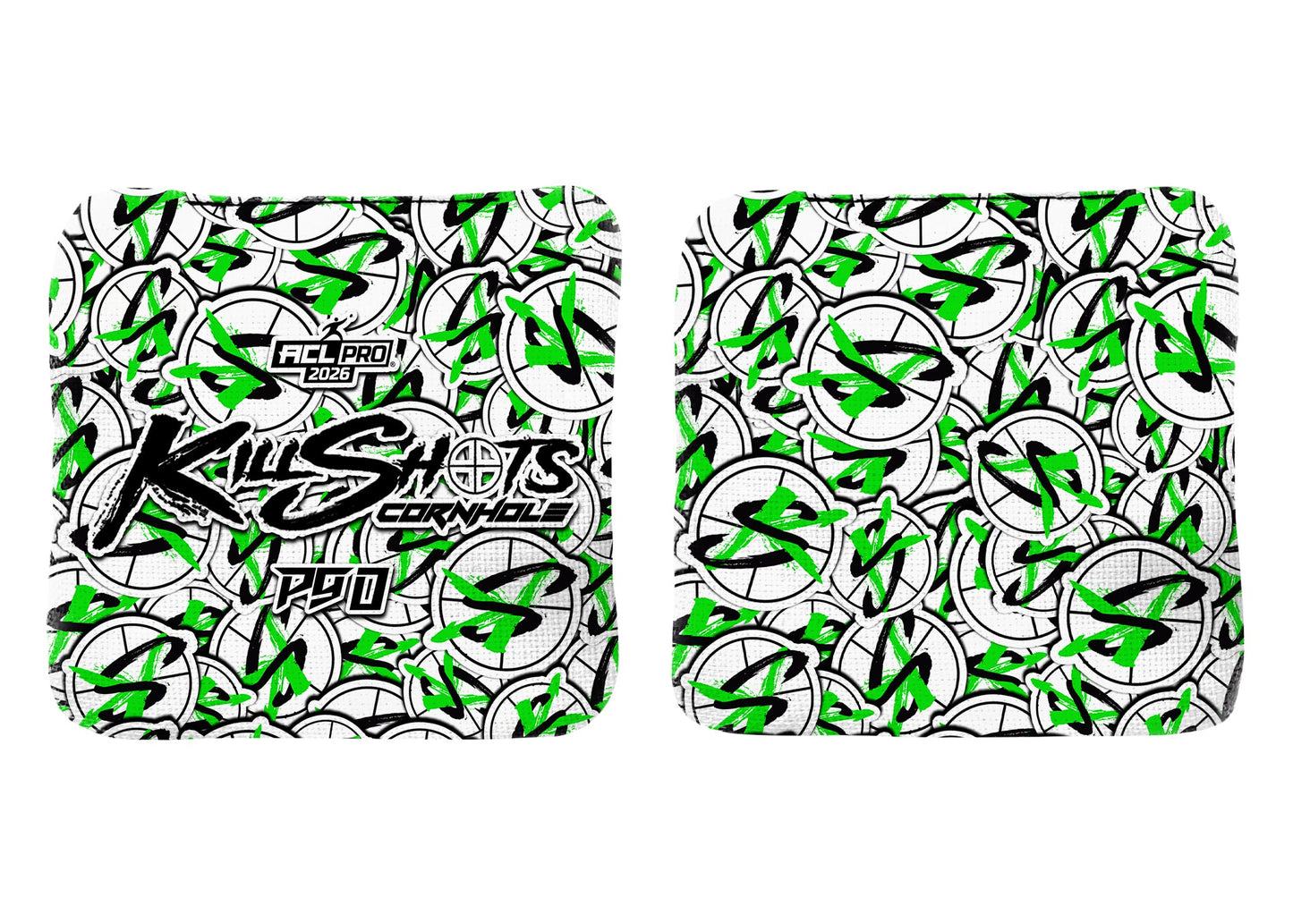 Killshots Cornhole | P90 Series | 2026 ACL PRO | Cornhole Bags | Limited Edition Designs