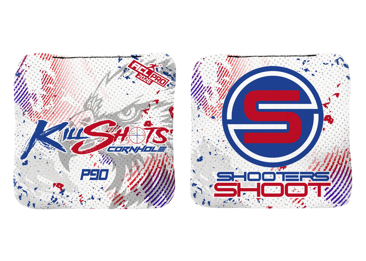 Killshots Cornhole | P90 Series | 2026 ACL PRO | Cornhole Bags | Limited Edition Designs