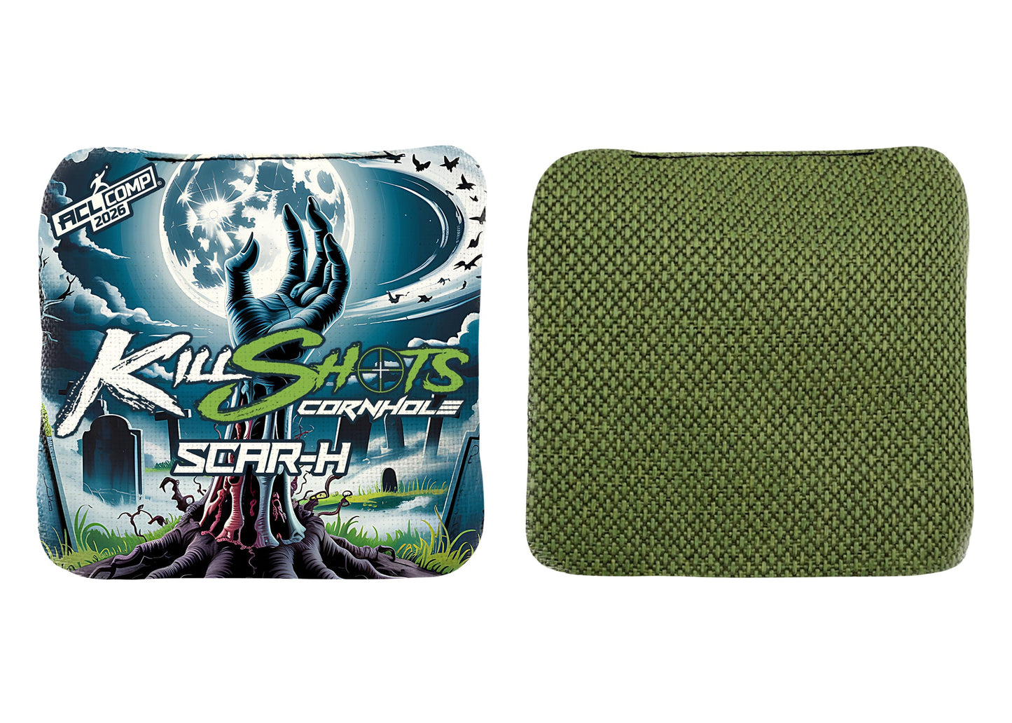 Killshots Cornhole | Scar-H Series | 2026 ACL COMP | Cornhole Bags | Limited Edition Designs