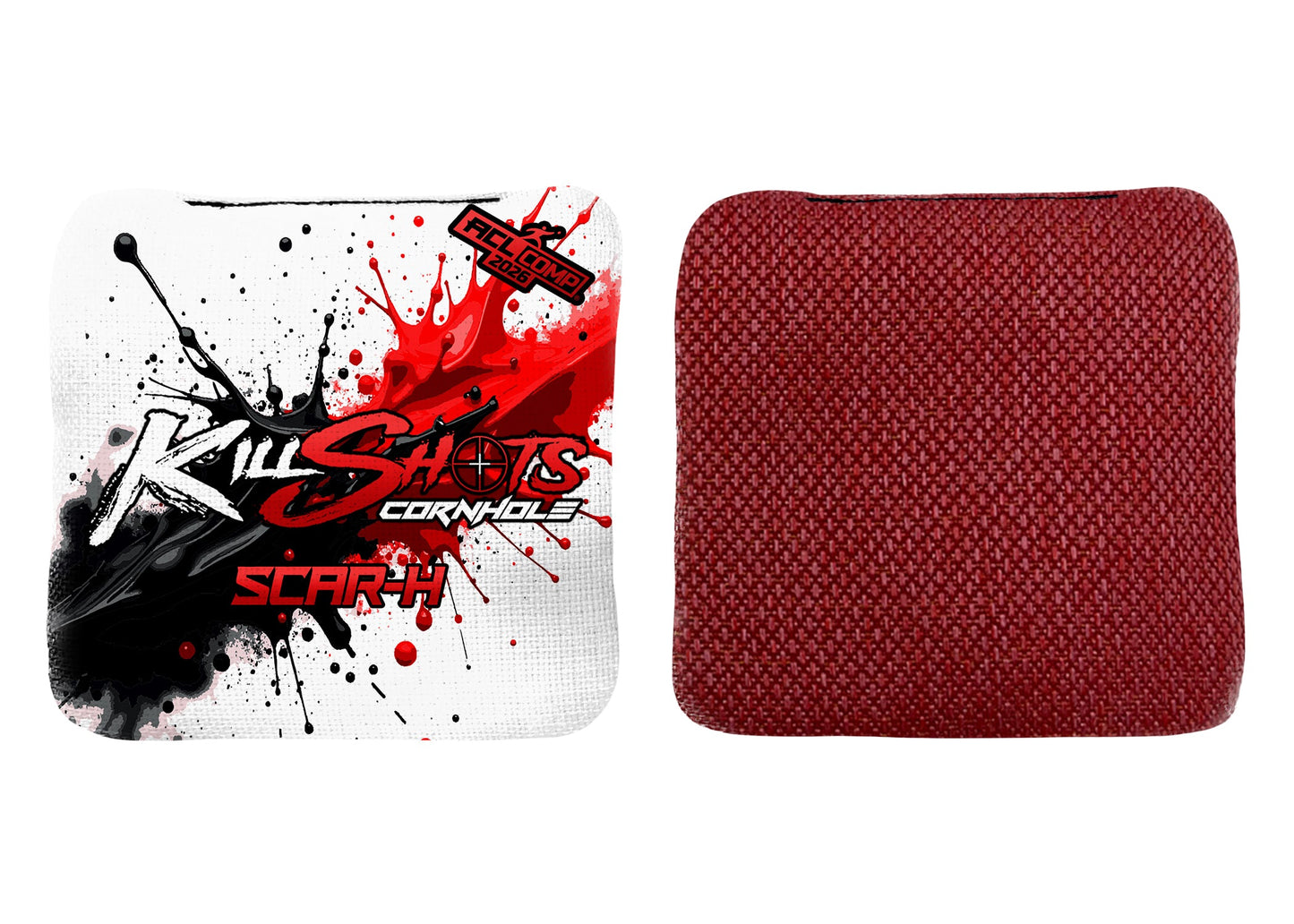 Killshots Cornhole | Scar-H Series | 2026 ACL COMP | Cornhole Bags | Limited Edition Designs