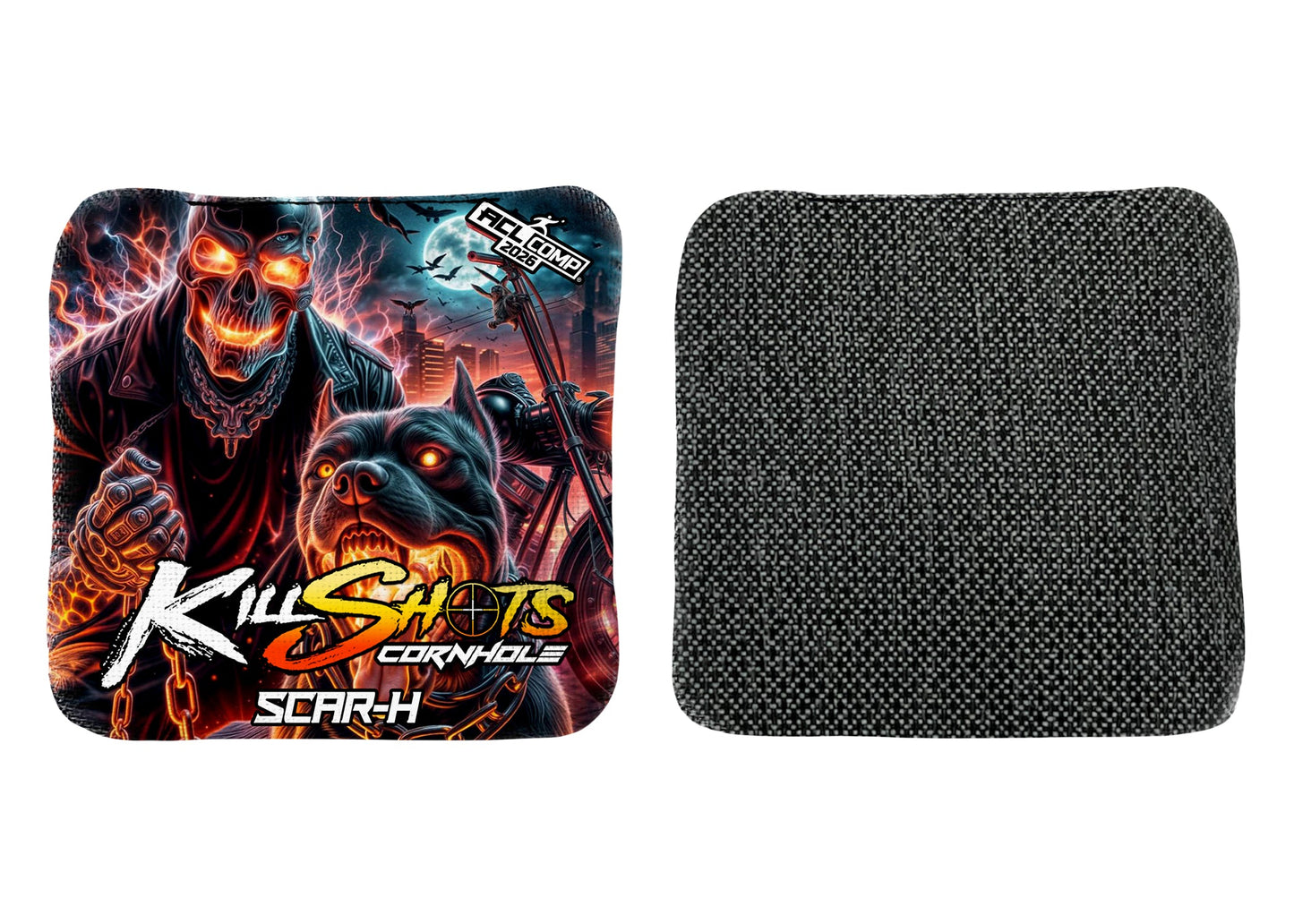 Killshots Cornhole | Scar-H Series | 2026 ACL COMP | Cornhole Bags | Limited Edition Designs