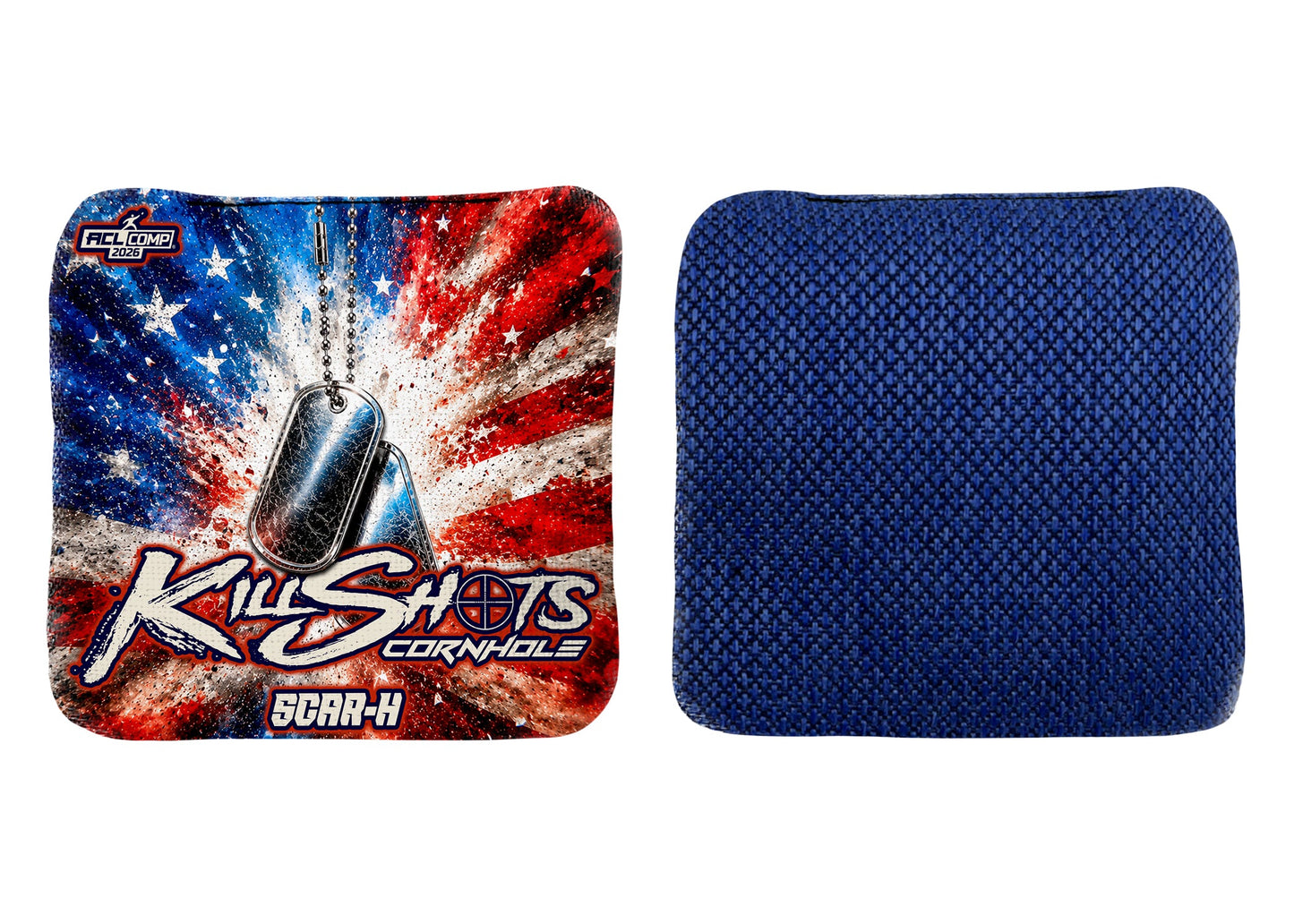 Killshots Cornhole | Scar-H Series | 2026 ACL COMP | Cornhole Bags | Limited Edition Designs