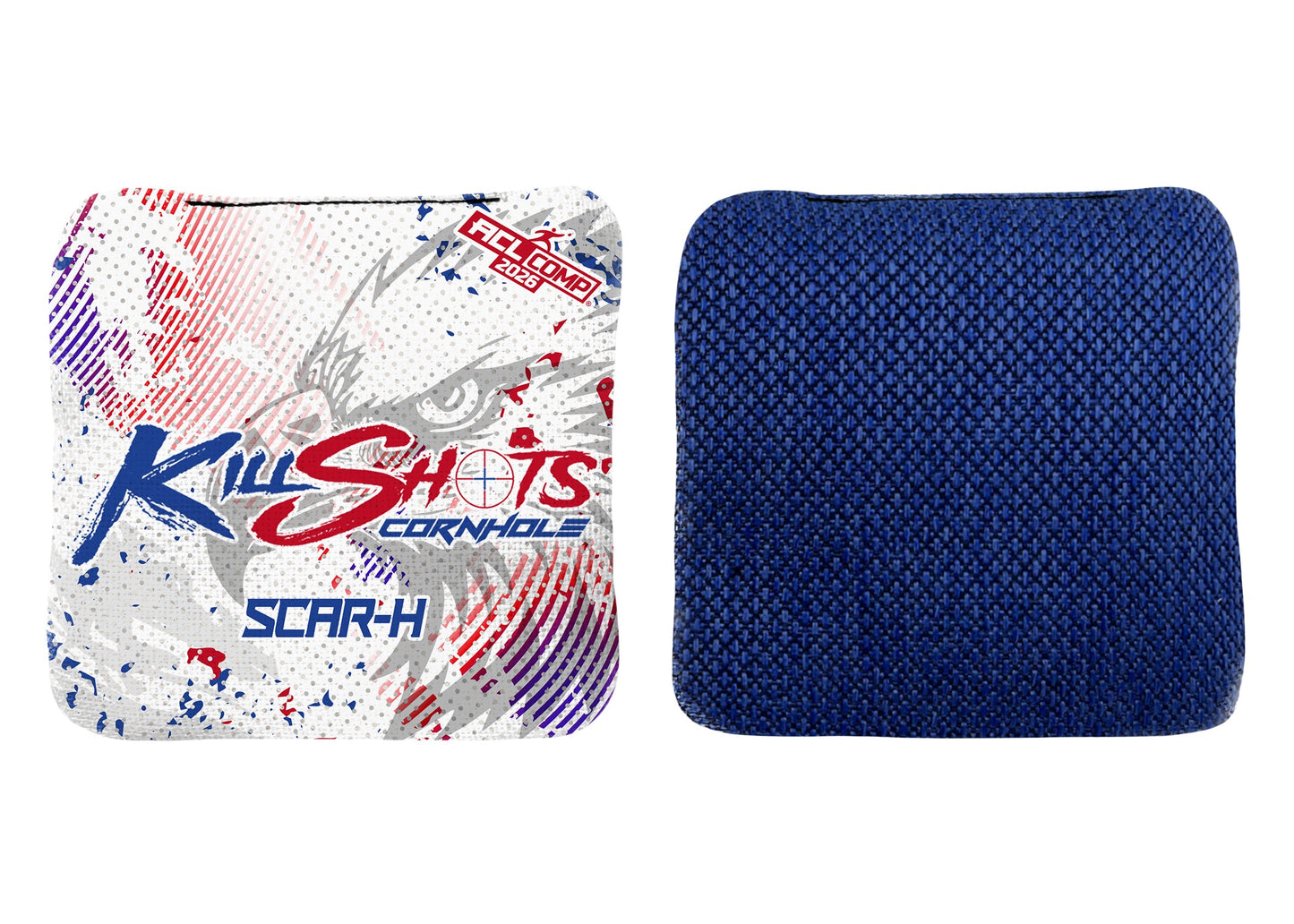 Killshots Cornhole | Scar-H Series | 2026 ACL COMP | Cornhole Bags | Limited Edition Designs