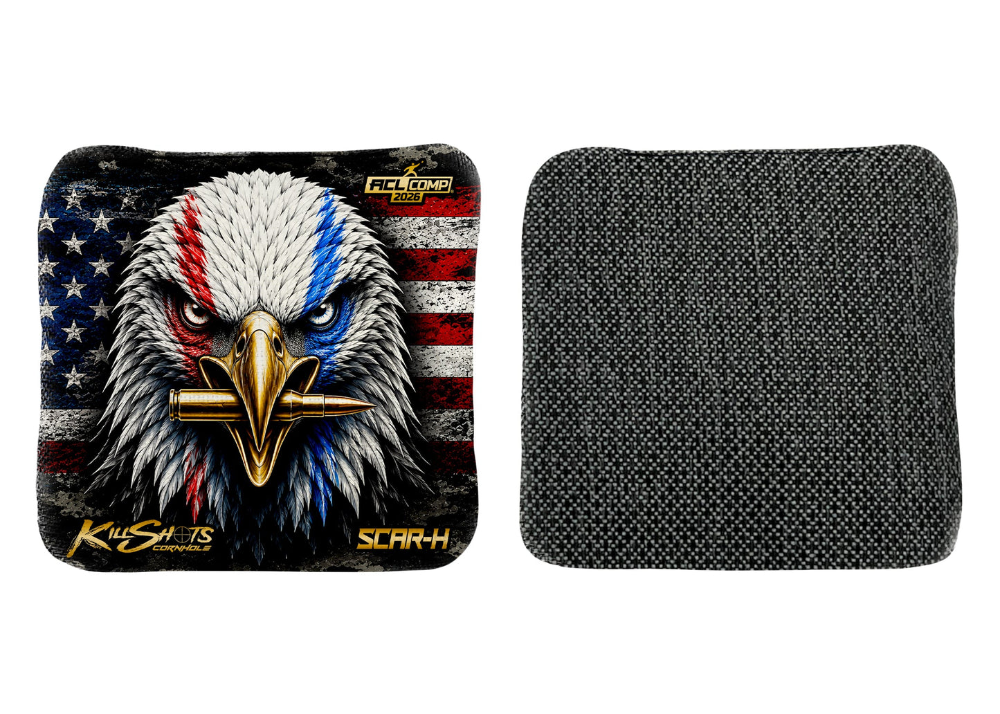 Killshots Cornhole | Scar-H Series | 2026 ACL COMP | Cornhole Bags | Limited Edition Designs