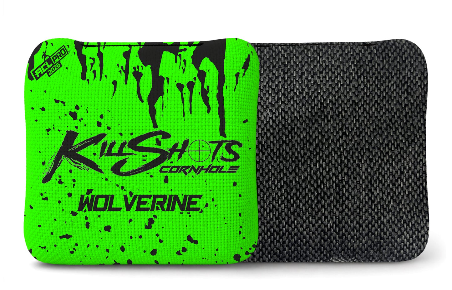 Killshots Cornhole | Wolverine Series | 2026 ACL PRO | Cornhole Bags | Stock Designs