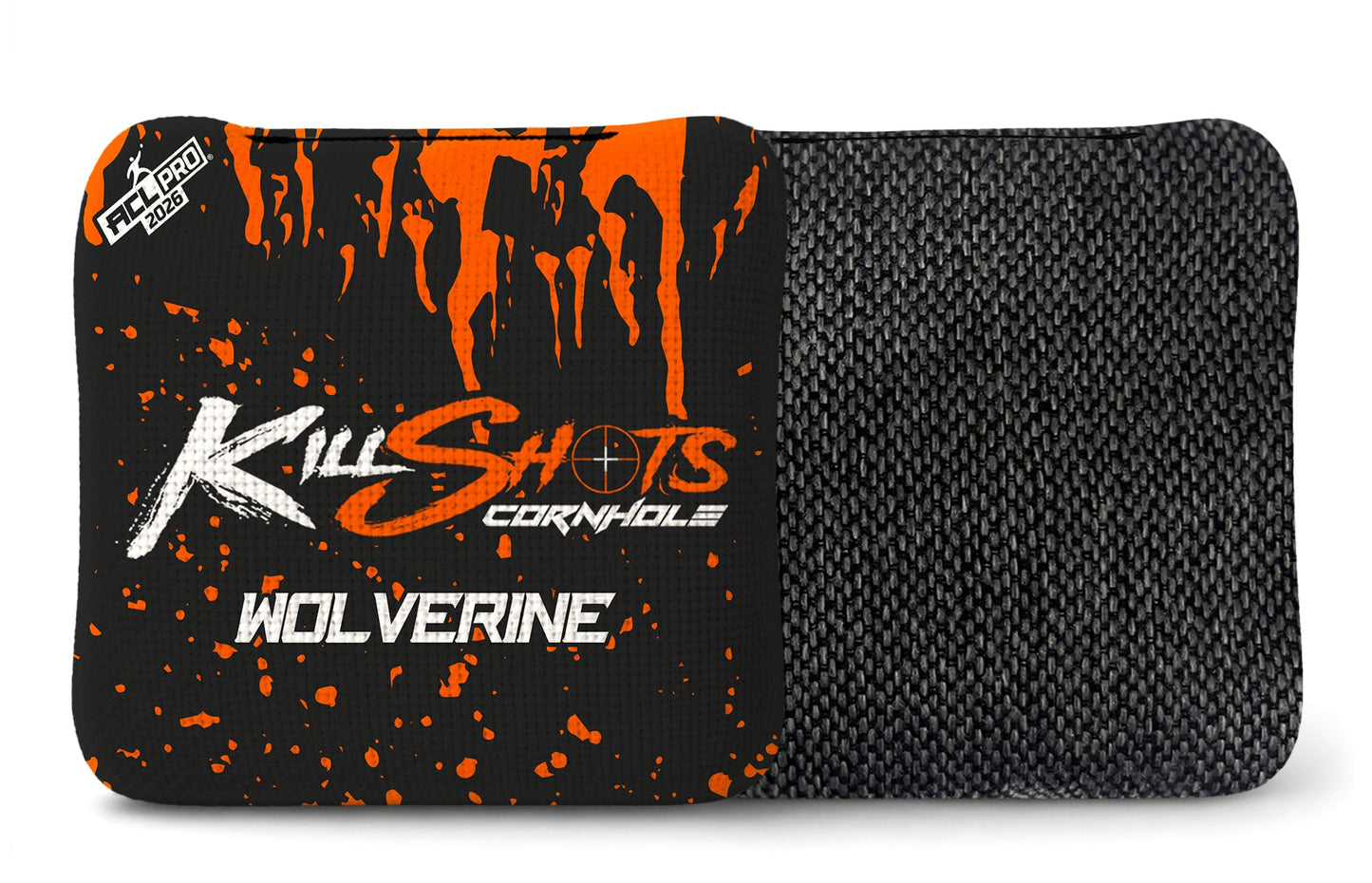 Killshots Cornhole | Wolverine Series | 2026 ACL PRO | Cornhole Bags | Stock Designs