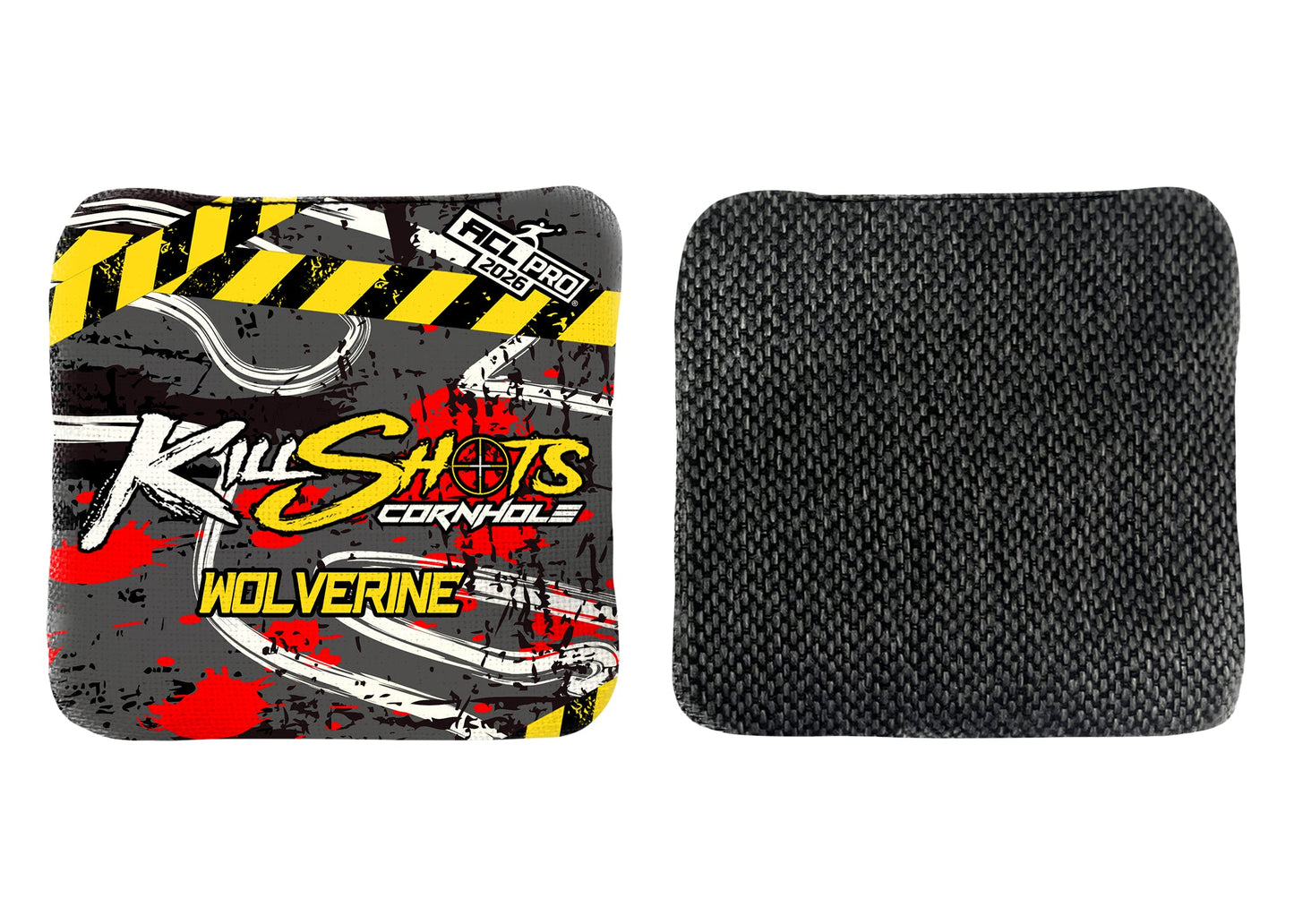 Killshots Cornhole | Wolverine Series | 2026 ACL PRO | Cornhole Bags | Limited Edition Designs