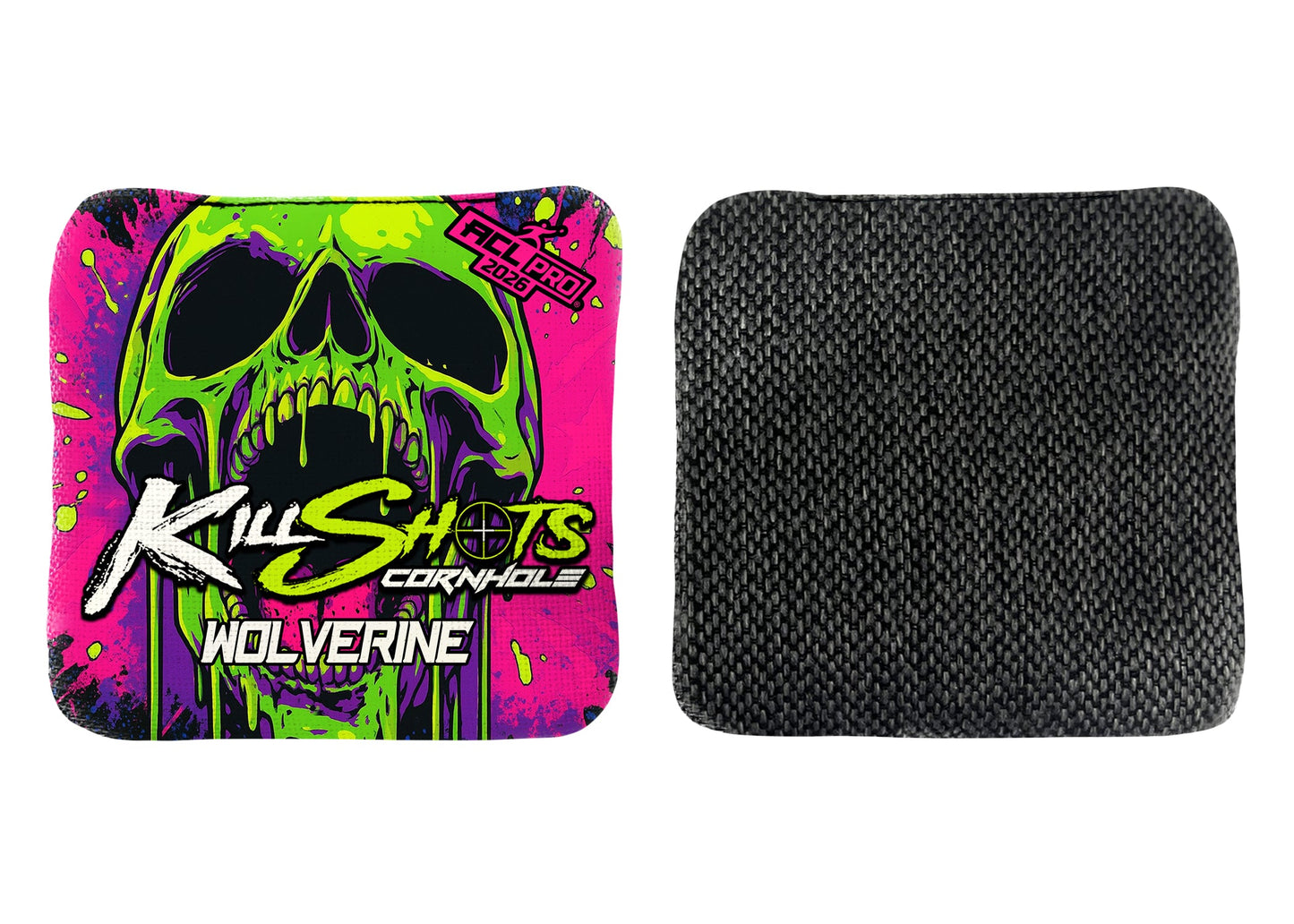 Killshots Cornhole | Wolverine Series | 2026 ACL PRO | Cornhole Bags | Limited Edition Designs