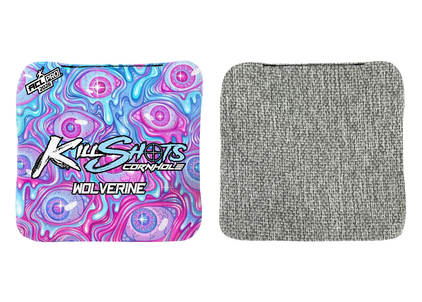 Killshots Cornhole | Wolverine Series | 2026 ACL PRO | Cornhole Bags | Limited Edition Designs