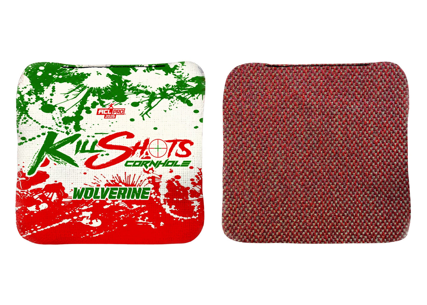 Killshots Cornhole | Wolverine Series | 2026 ACL PRO | Cornhole Bags | Limited Edition Designs