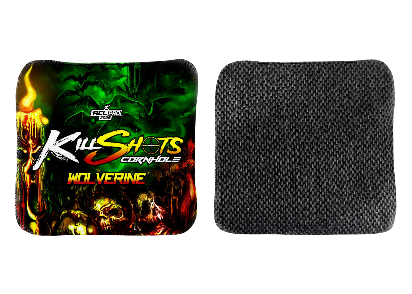 Killshots Cornhole | Wolverine Series | 2026 ACL PRO | Cornhole Bags | Limited Edition Designs