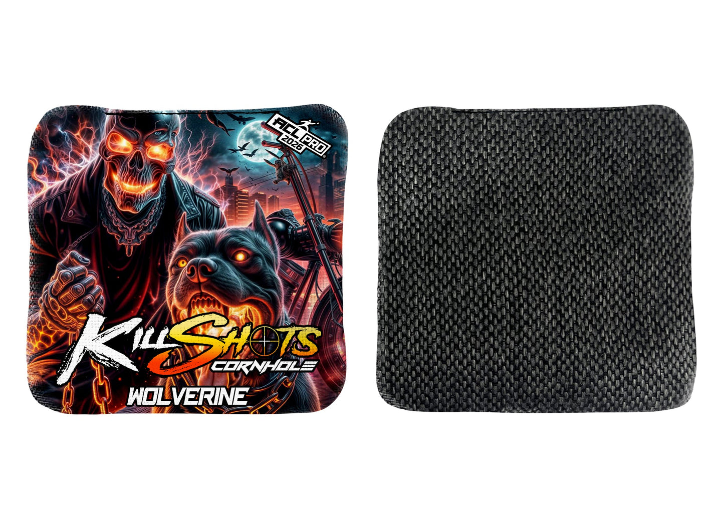 Killshots Cornhole | Wolverine Series | 2026 ACL PRO | Cornhole Bags | Limited Edition Designs