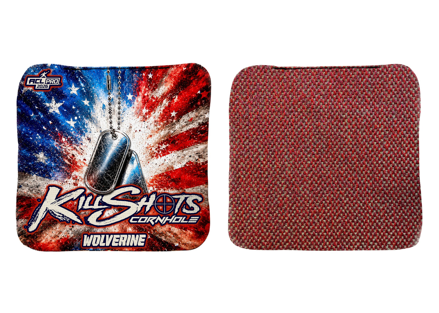 Killshots Cornhole | Wolverine Series | 2026 ACL PRO | Cornhole Bags | Limited Edition Designs