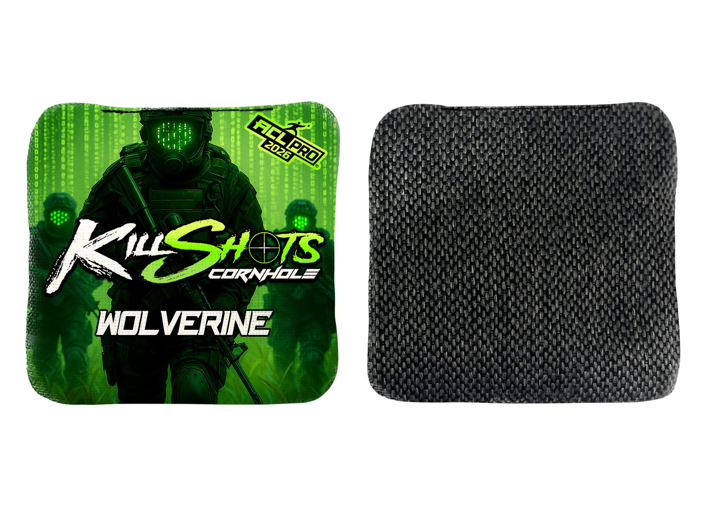 Killshots Cornhole | Wolverine Series | 2026 ACL PRO | Cornhole Bags | Limited Edition Designs