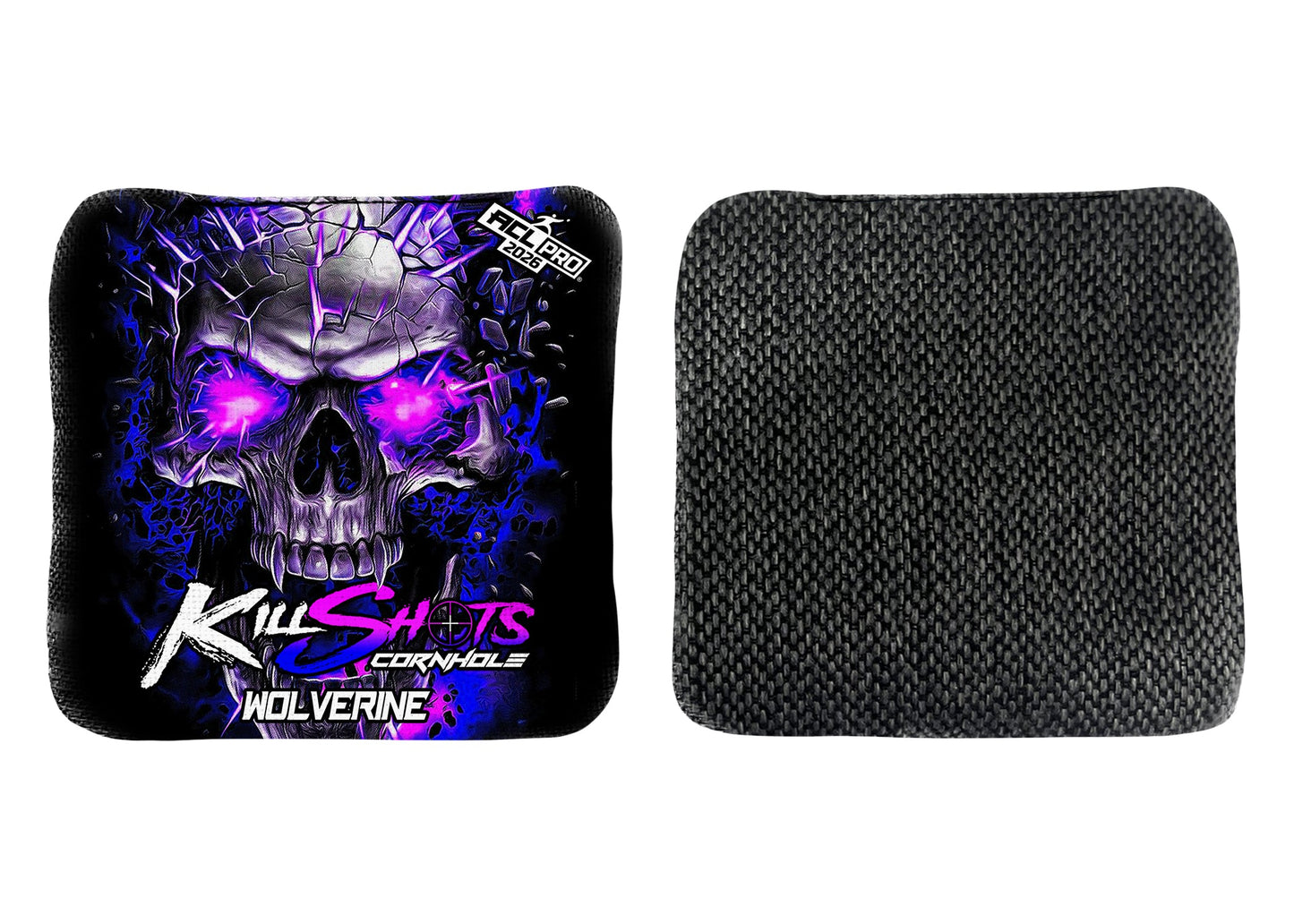 Killshots Cornhole | Wolverine Series | 2026 ACL PRO | Cornhole Bags | Limited Edition Designs