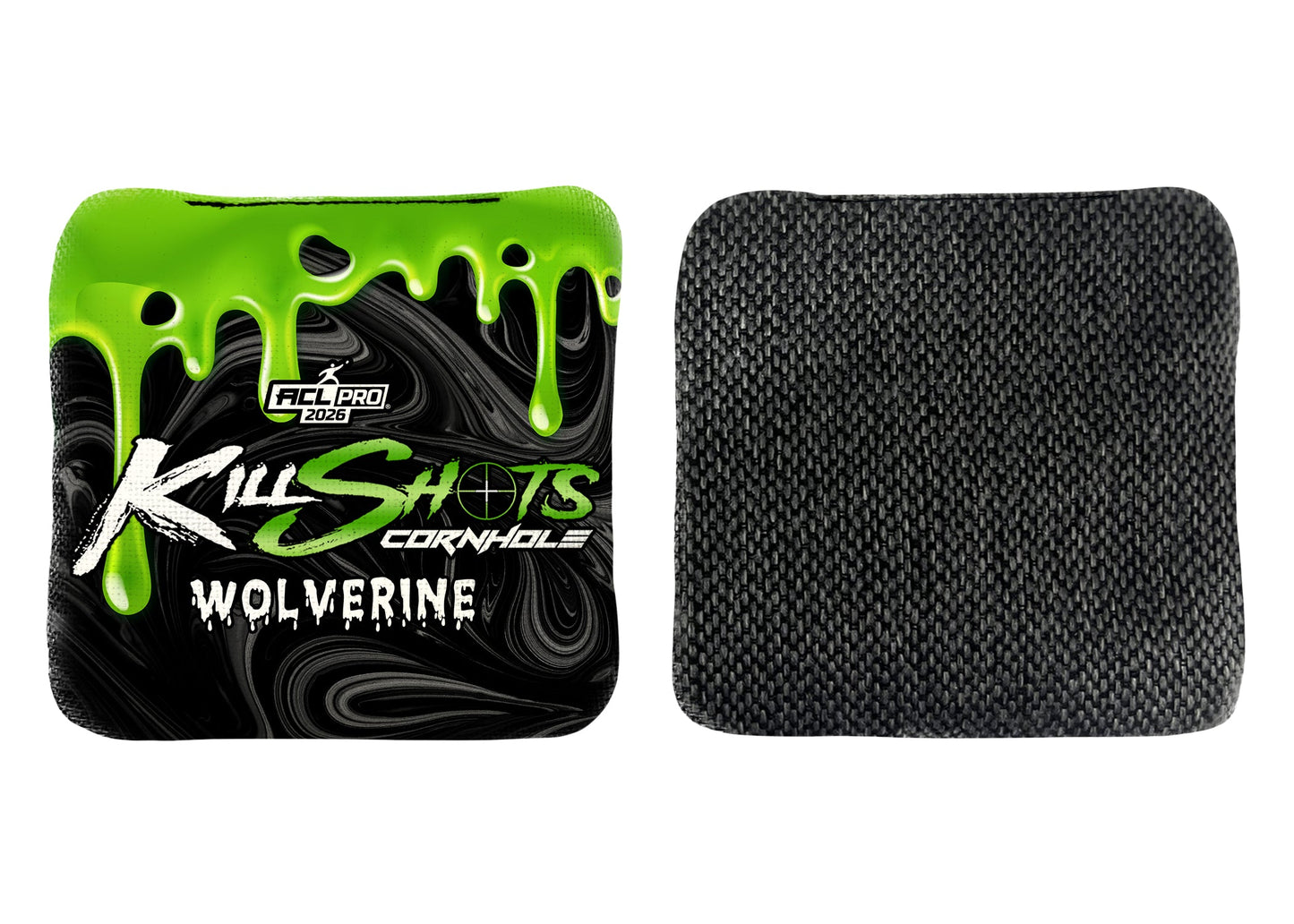 Killshots Cornhole | Wolverine Series | 2026 ACL PRO | Cornhole Bags | Limited Edition Designs
