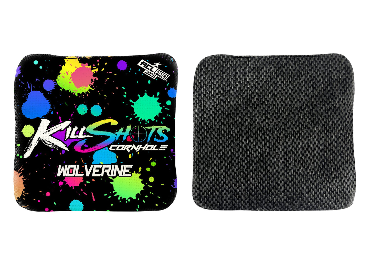 Killshots Cornhole | Wolverine Series | 2026 ACL PRO | Cornhole Bags | Stock Designs