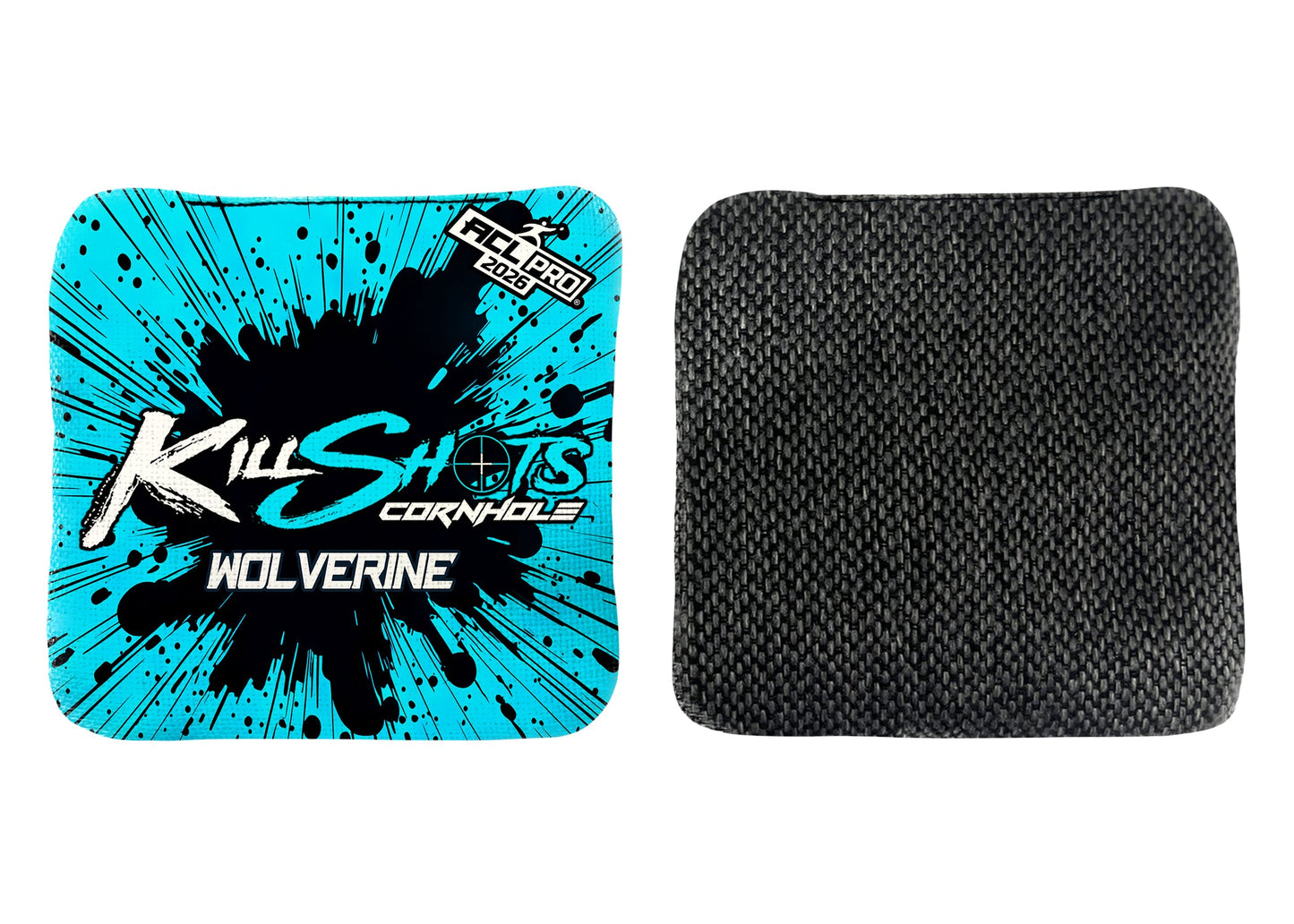 Killshots Cornhole | Wolverine Series | 2026 ACL PRO | Cornhole Bags | Stock Designs