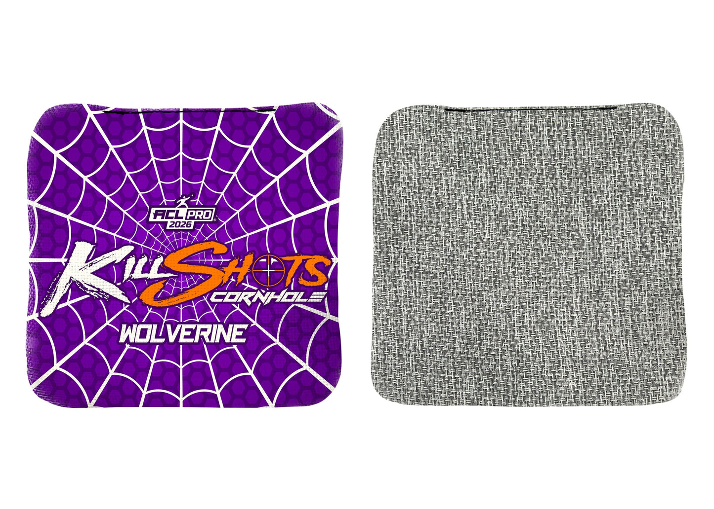 Killshots Cornhole | Wolverine Series | 2026 ACL PRO | Cornhole Bags | Limited Edition Designs