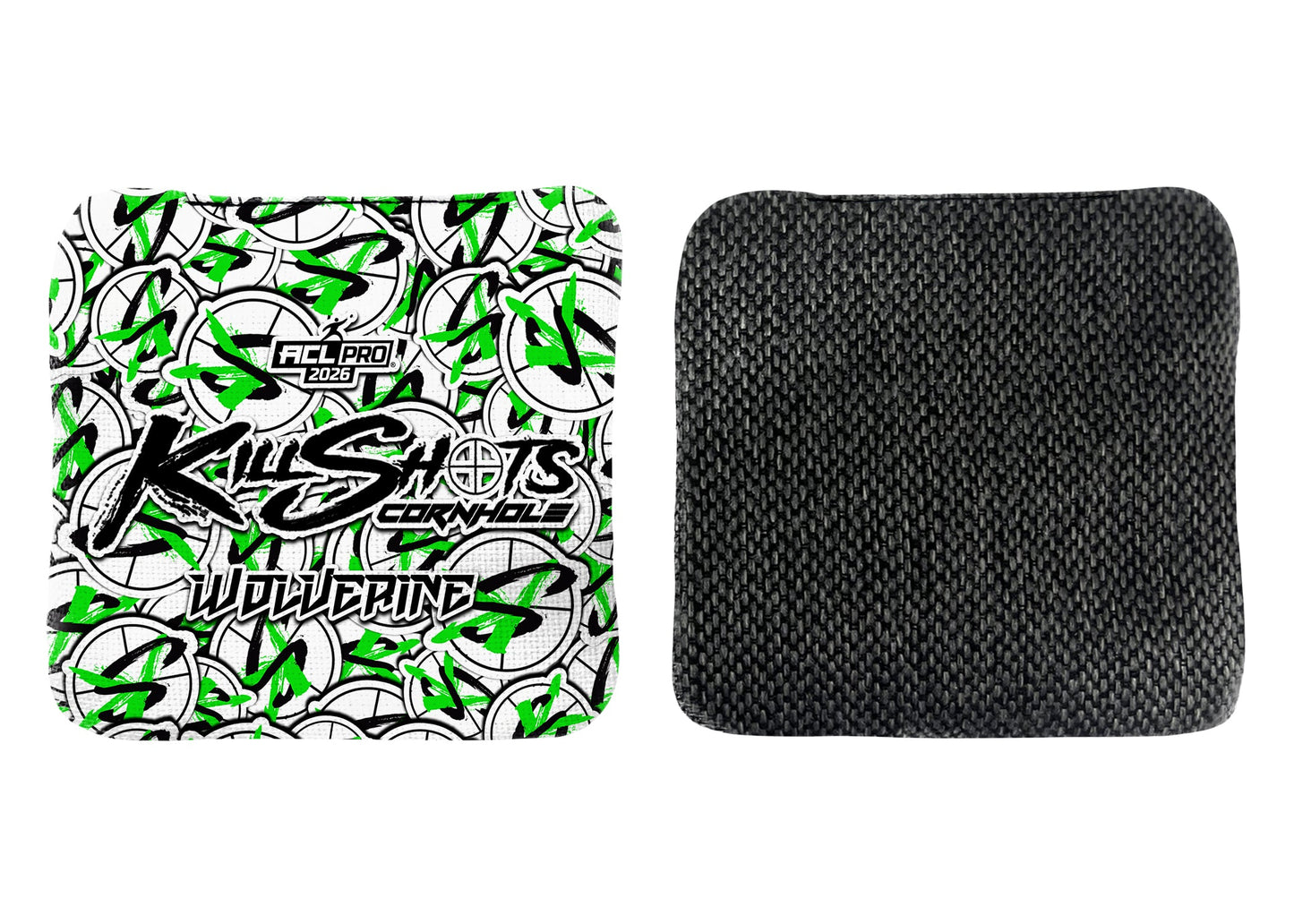 Killshots Cornhole | Wolverine Series | 2026 ACL PRO | Cornhole Bags | Limited Edition Designs