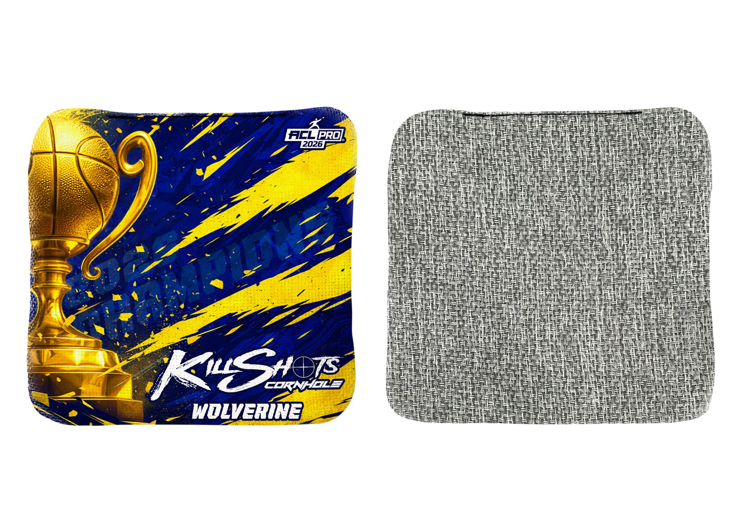 Killshots Cornhole | Wolverine Series | 2026 ACL PRO | Cornhole Bags | Limited Edition Designs