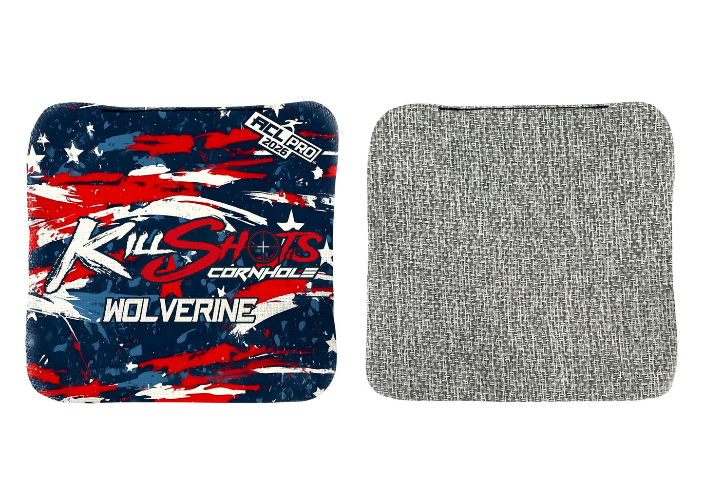 Killshots Cornhole | Wolverine Series | 2026 ACL PRO | Cornhole Bags | Limited Edition Designs