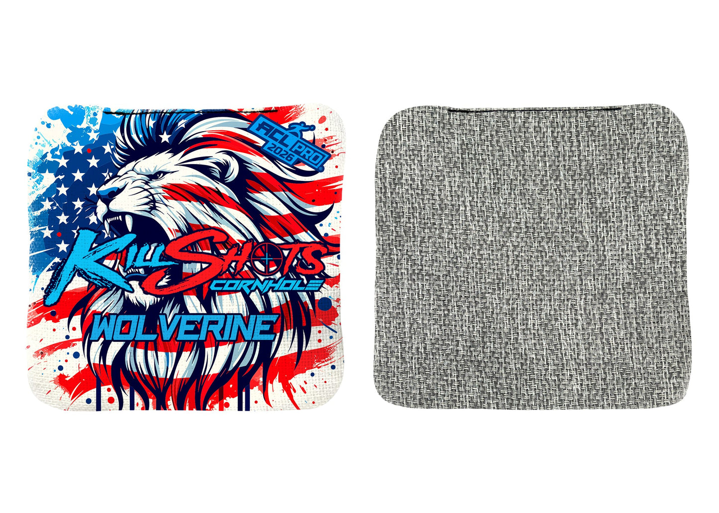 Killshots Cornhole | Wolverine Series | 2026 ACL PRO | Cornhole Bags | Limited Edition Designs