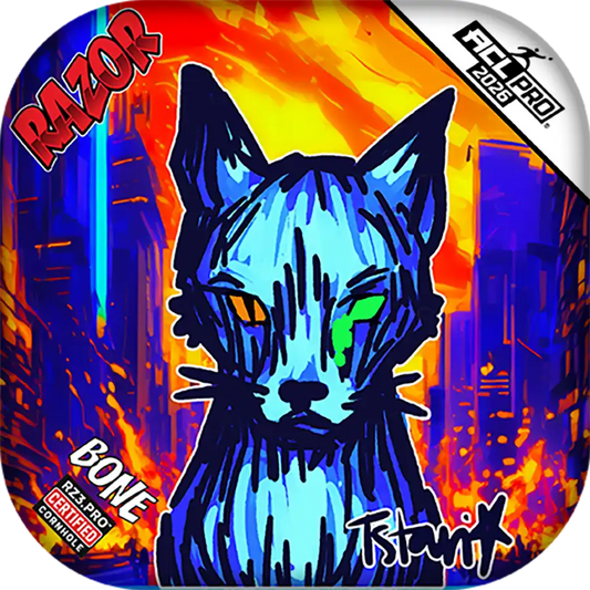 Bone | KAOS KITTY | ACL PRO Razor Cornhole Bags