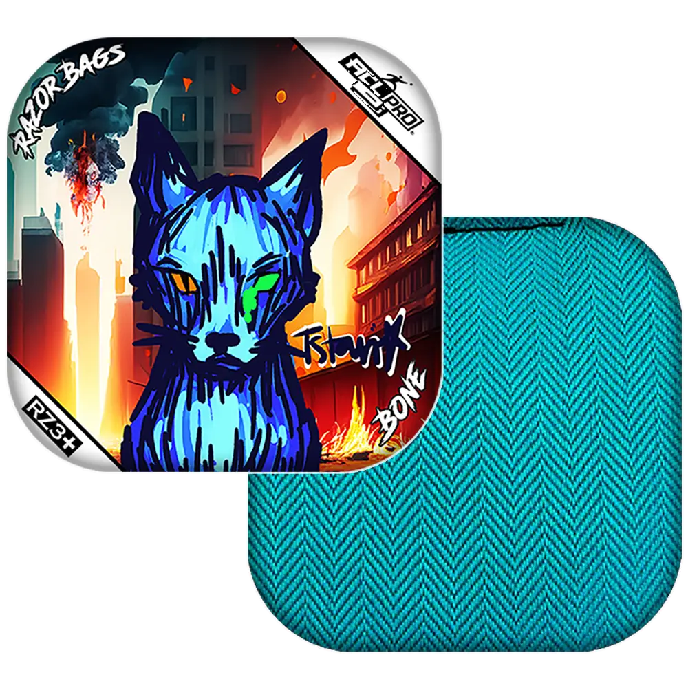 Bone | KAOS KITTY | ACL PRO Razor Cornhole Bags