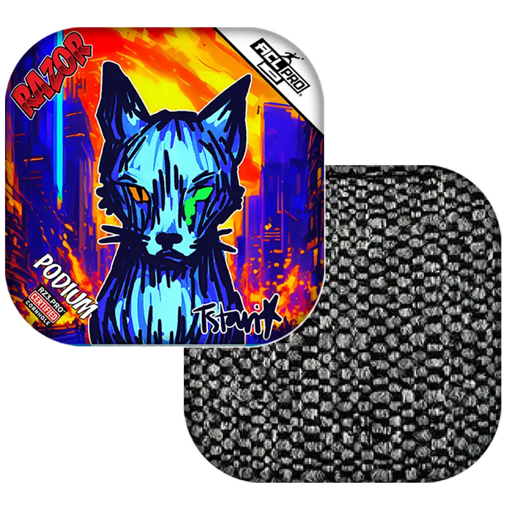 Podium | KAOS KITTY | ACL PRO Razor Cornhole Bags