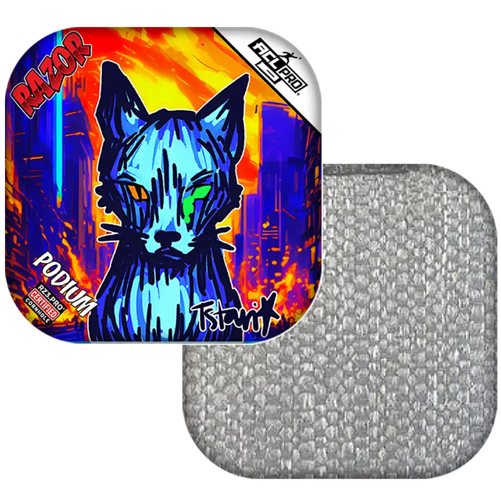 Podium | KAOS KITTY | ACL PRO Razor Cornhole Bags