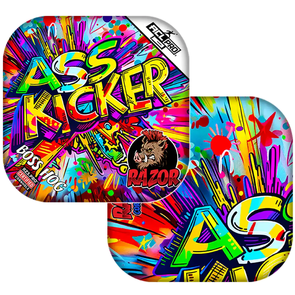 Boss Hog | Ass Kicker III | ACL PRO Razor Cornhole Bags