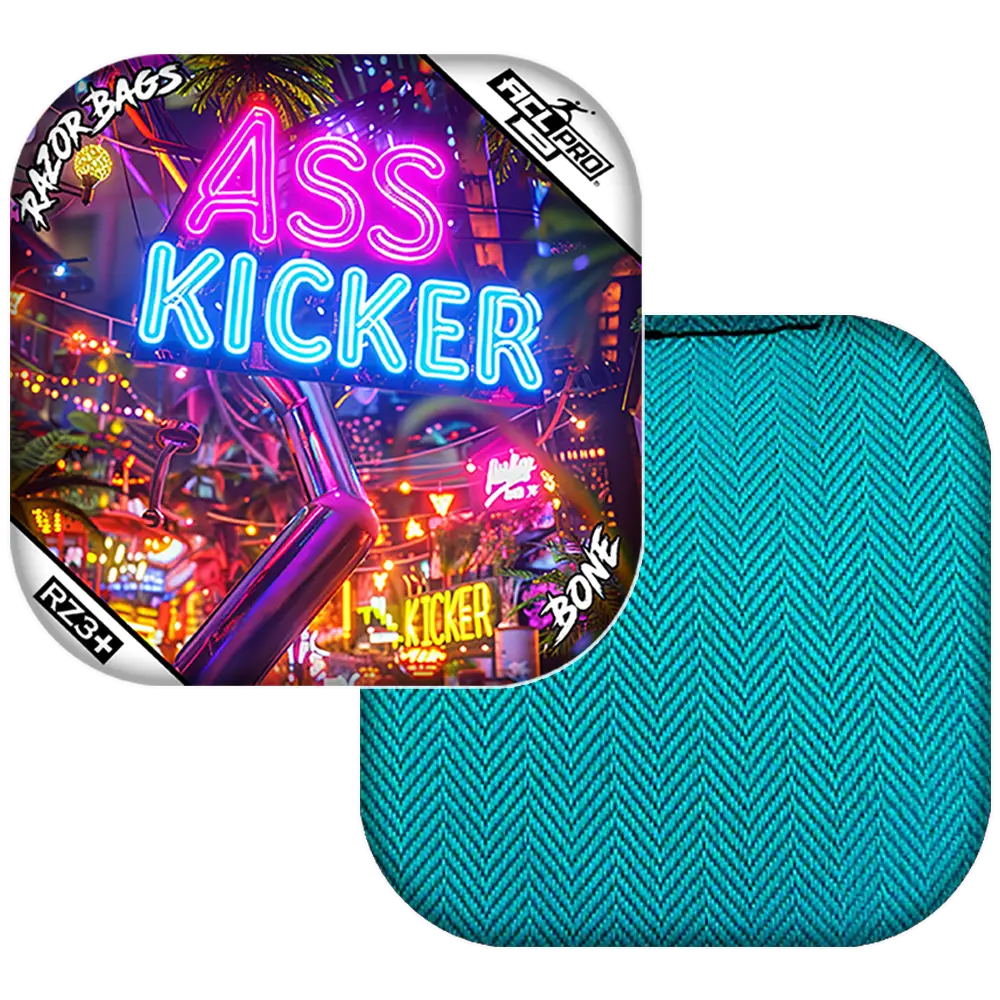 Bone | Ass Kicker Neon | ACL PRO Razor Cornhole Bags