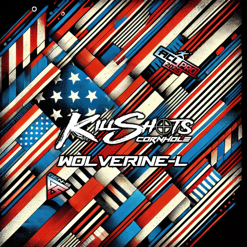 KillShots Cornhole - Wolverine L - ACL 2025 Pro Bags Limited