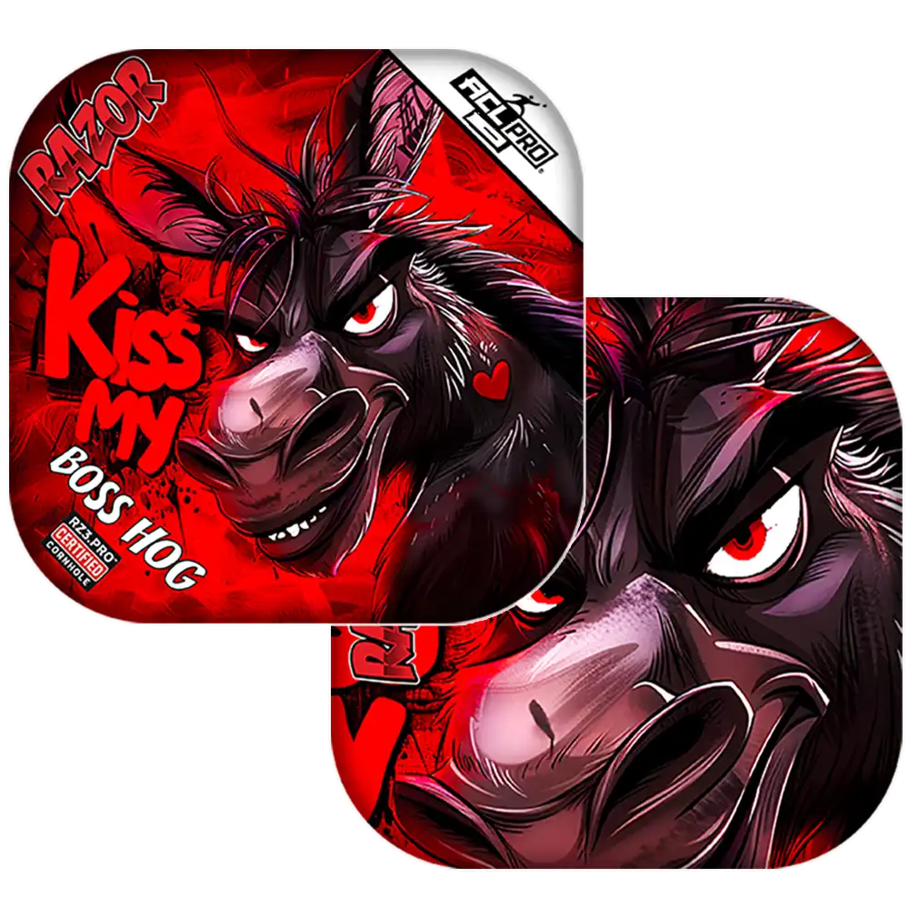 Boss Hog | Kiss My | ACL PRO Razor Cornhole Bags