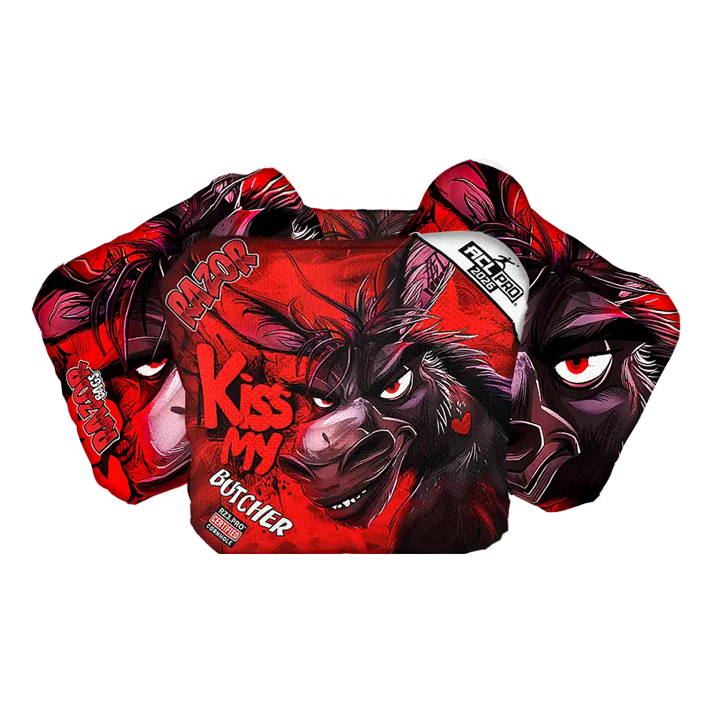 Butcher | Kiss My | ACL PRO Razor Cornhole Bags