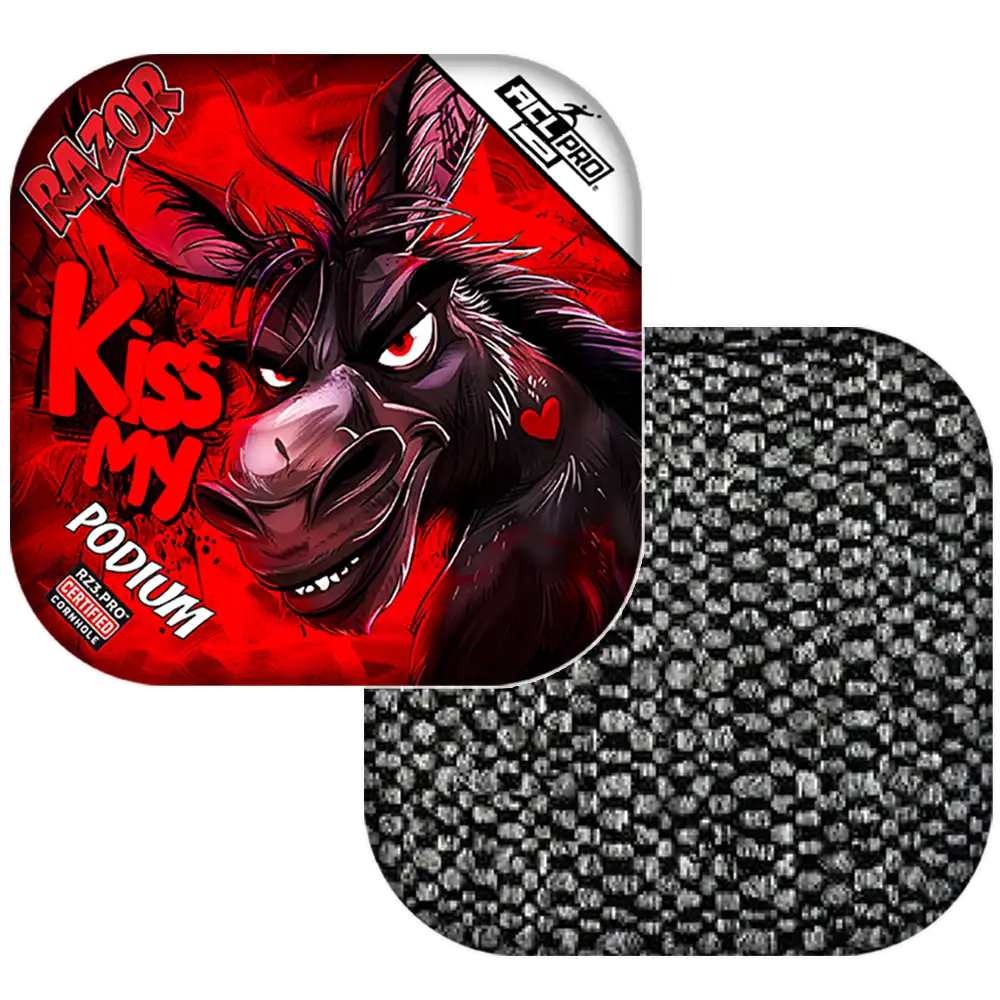 Podium | Kiss My | ACL PRO Razor Cornhole Bags