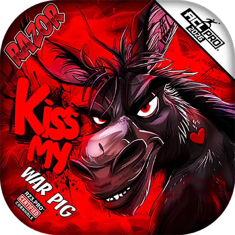 War Pig | Kiss My | ACL PRO Razor Cornhole Bags