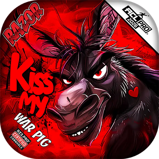 War Pig | Kiss My | ACL PRO Razor Cornhole Bags
