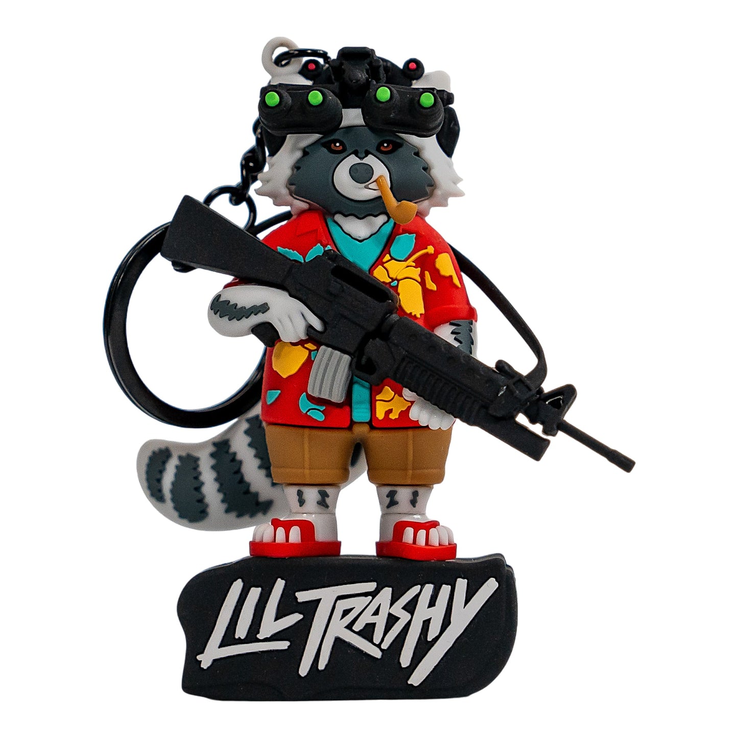 Tactical 3D PVC Keychain