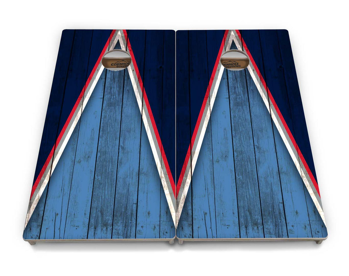 Team Color Triangle Cornhole Boards – Tournament Series